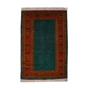 Simple green silk flower